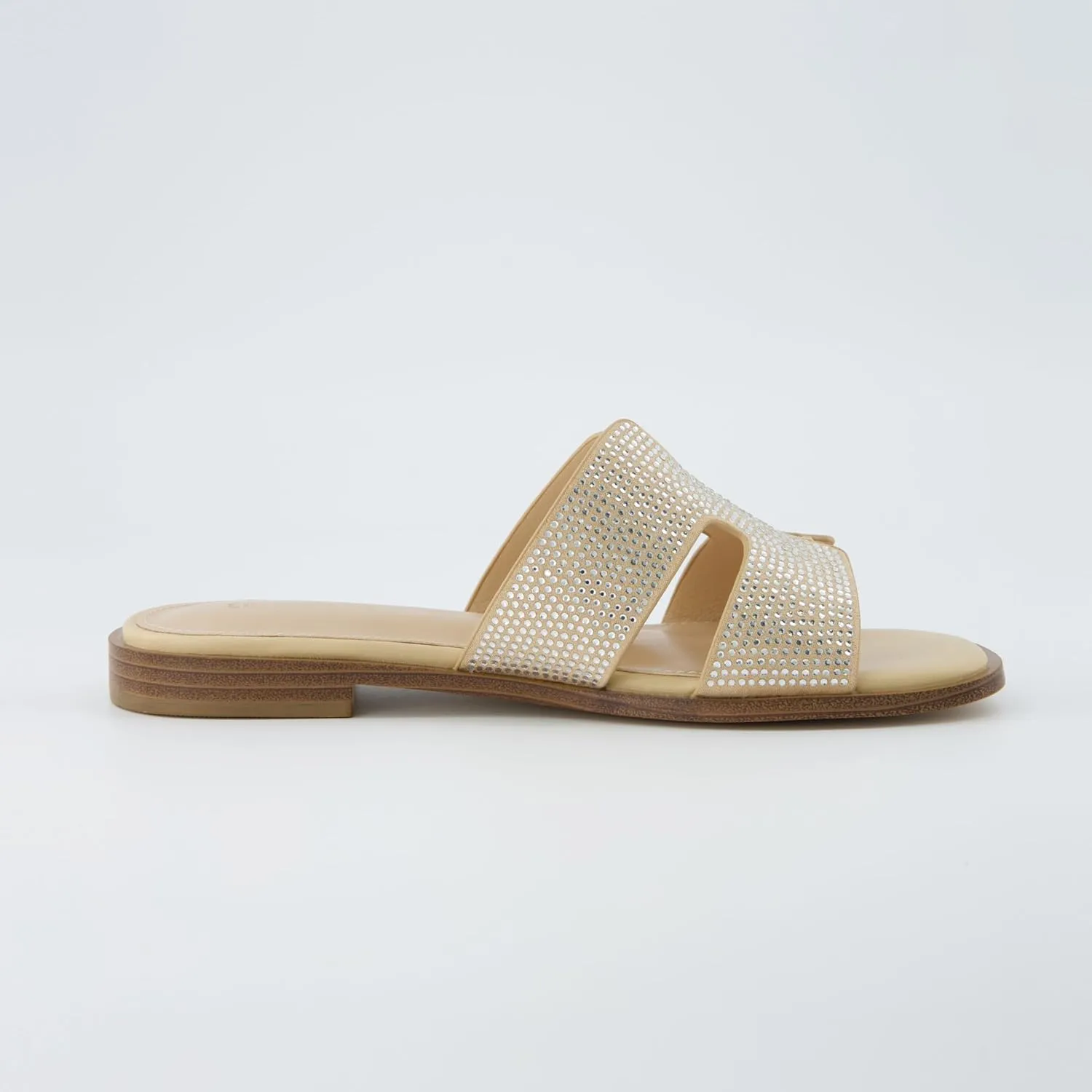 CUSHIONAIRE Women's Voyage slide sandal  Memory Foam, Wide Widths Available