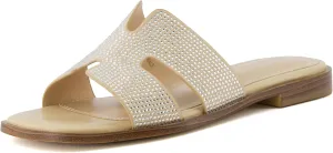 CUSHIONAIRE Women's Voyage slide sandal  Memory Foam, Wide Widths Available