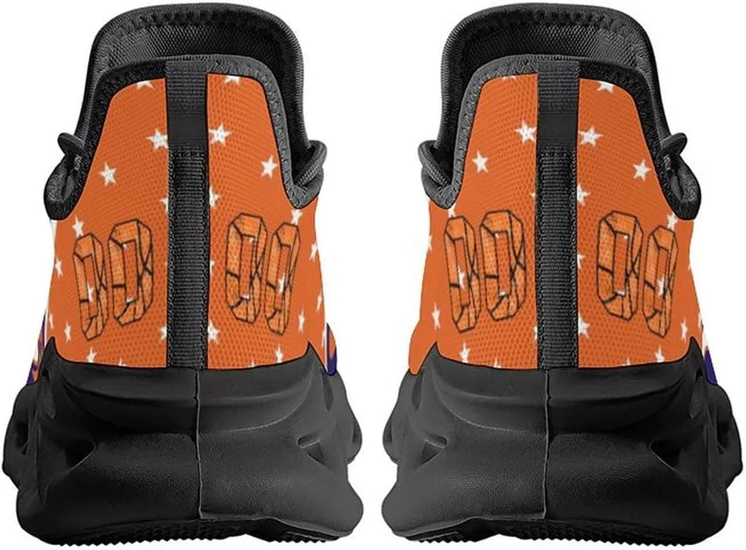 Custom Basketball Sneakers City Sports Slip-on Shoes Personalized Name Number Gifts for Basketball Fans Men Women