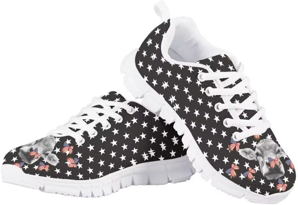 Cute Girls Fashion Sneakers Running Shoes Kids Lightweight Breathable Casual Walking Shoes