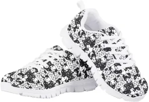 Cute Girls Fashion Sneakers Running Shoes Kids Lightweight Breathable Casual Walking Shoes