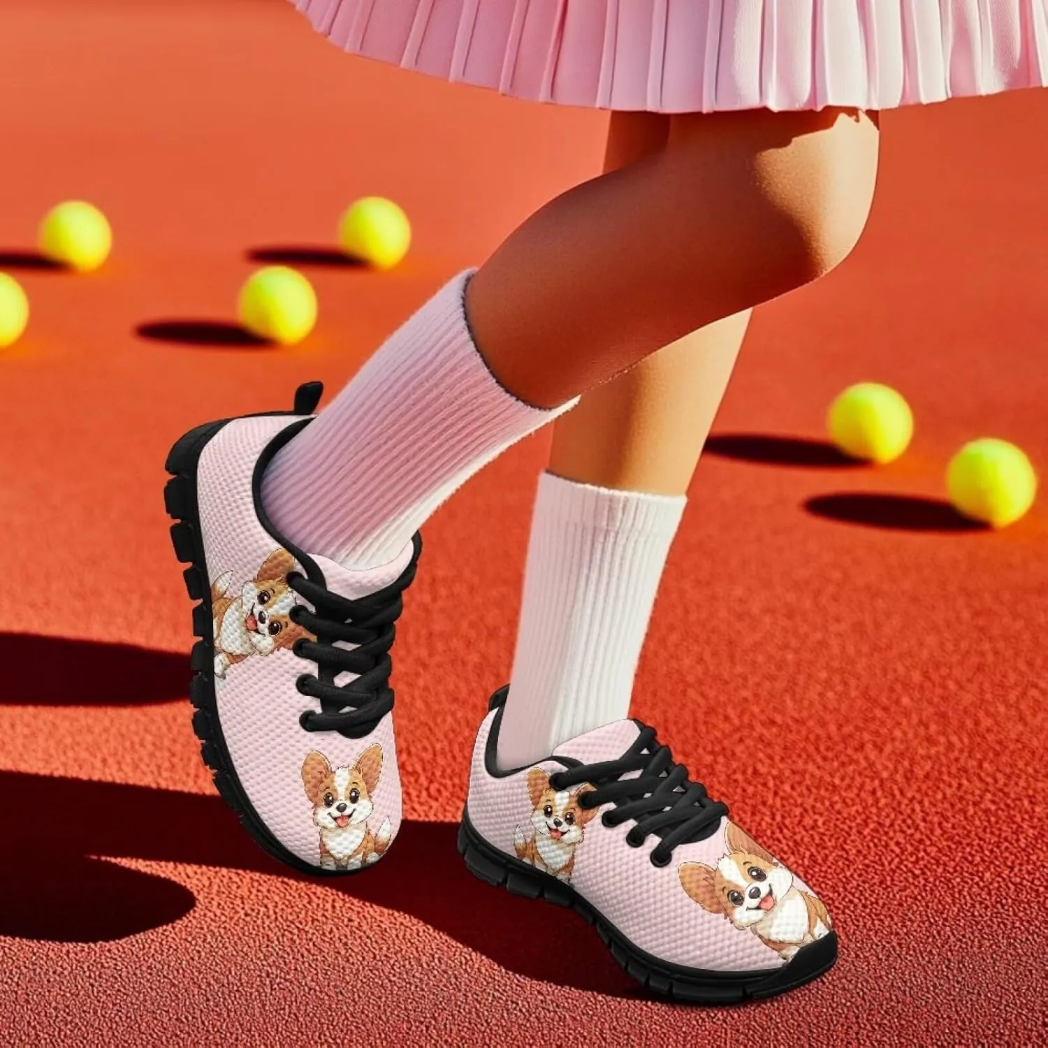 Cute Shoes for Teen Girls Everyday Kids Running Sneakers Non Slip