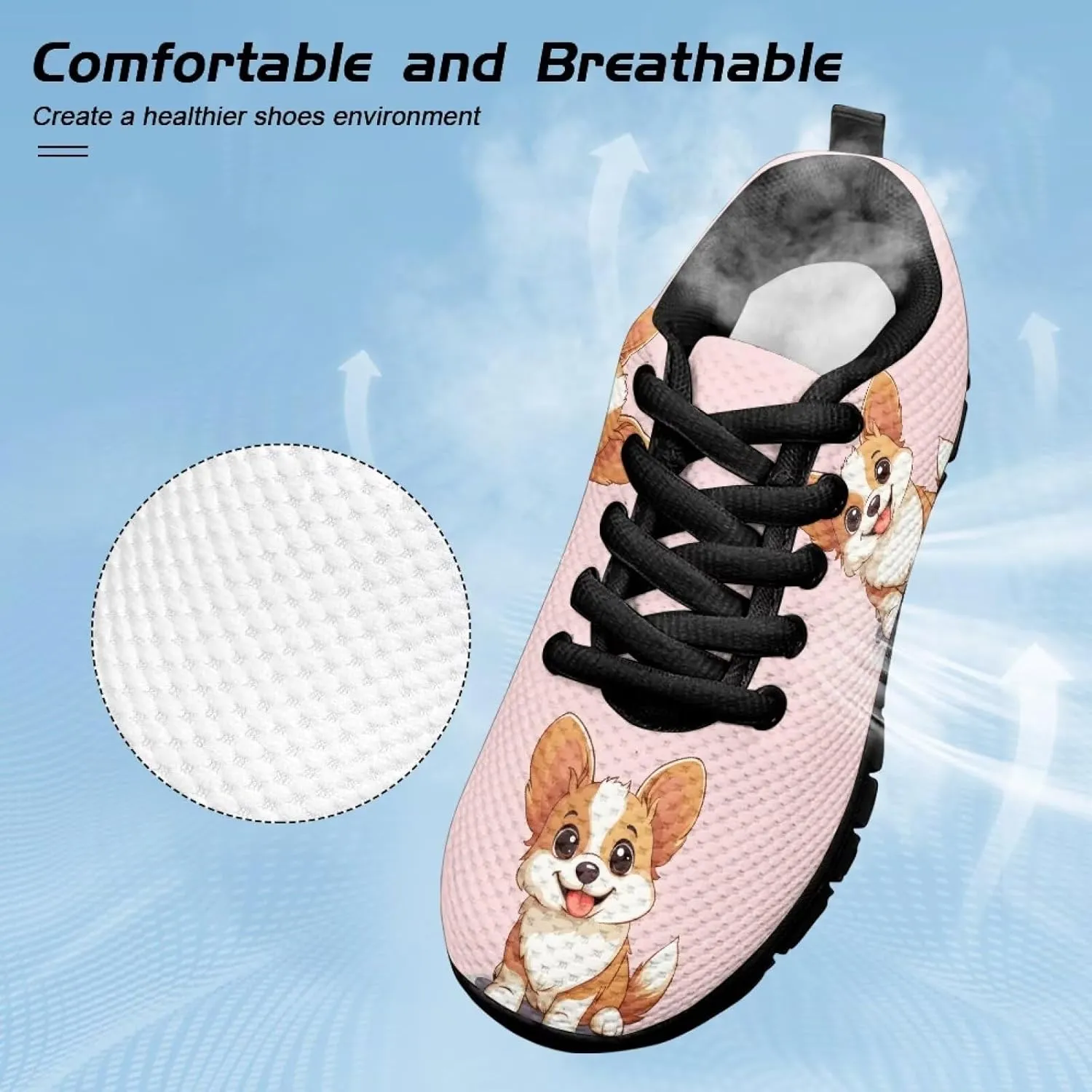 Cute Shoes for Teen Girls Everyday Kids Running Sneakers Non Slip