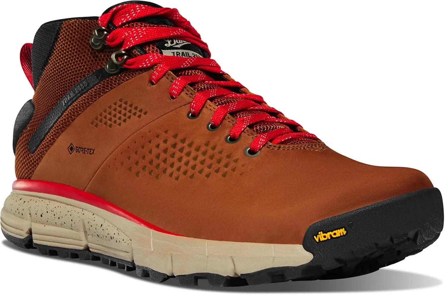Danner Trail 2650 Gore-Tex Mid 4" Waterproof Hiking Shoes for Men - Suede and Textile Upper with Comfort Footbed, EXO Heel System & Traction Outsole