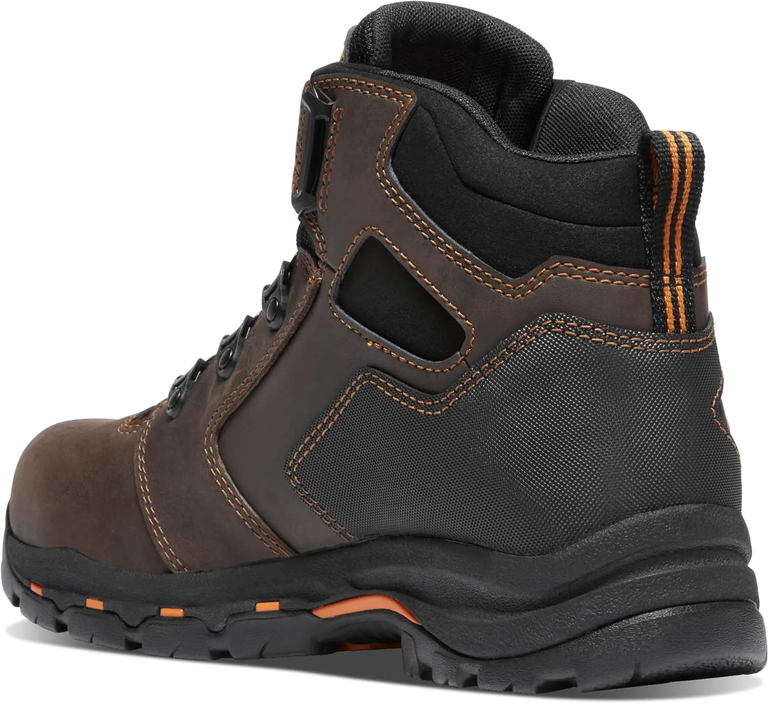Danner Vicious 4.5” Composite Toe Work Boots for Men - Full-Grain Leather with Breathable Gore-Tex Lining, Speed Lace System & Non Slip Heel Outsole