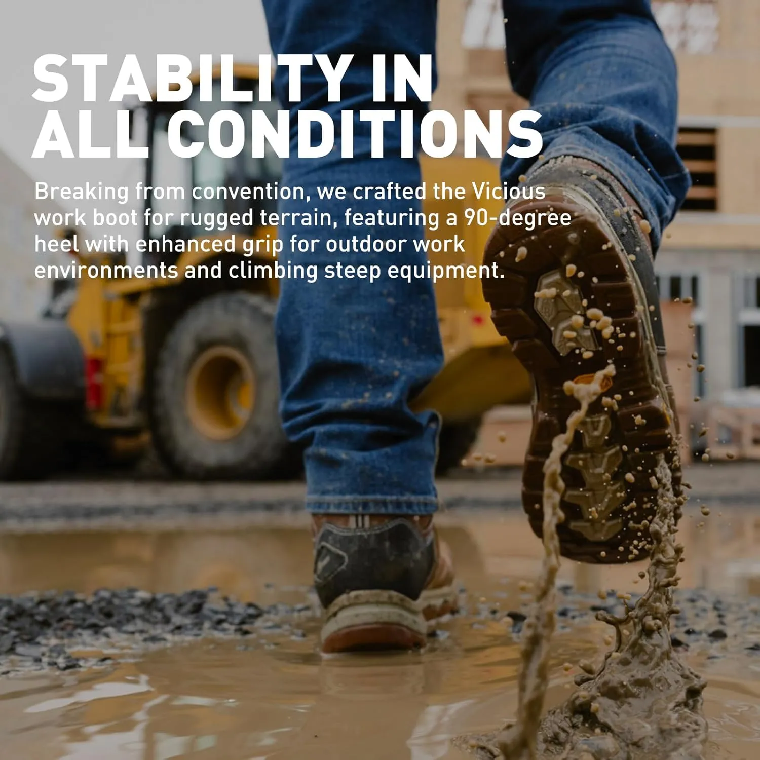 Danner Vicious 4.5” Waterproof Work Boots for Men - Full-Grain Leather with Breathable Gore-Tex Lining, Speed Lace System, and Non Slip Heeled Outsole