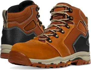 Danner Vicious 4.5” Waterproof Work Boots for Men - Full-Grain Leather with Breathable Gore-Tex Lining, Speed Lace System, and Non Slip Heeled Outsole