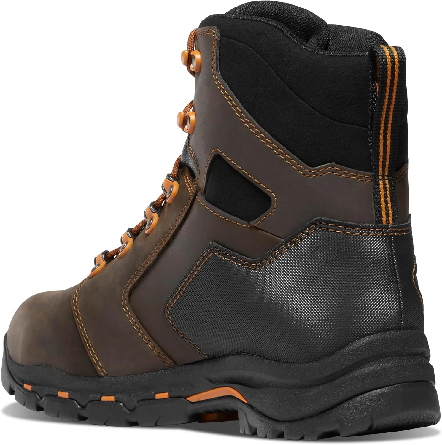 Danner Vicious 6” Composite Toe Work Boots for Men - Waterproof Leather with Breathable Gore-Tex Lining, Speed Lace System & Non Slip Heeled Outsole
