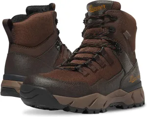 Danner Vital Trail 5” Hiking Boots for Men - Waterproof, Abrasion-Resistant Leather and Textile, with Shock-Absorbing Midsole and Traction Outsole