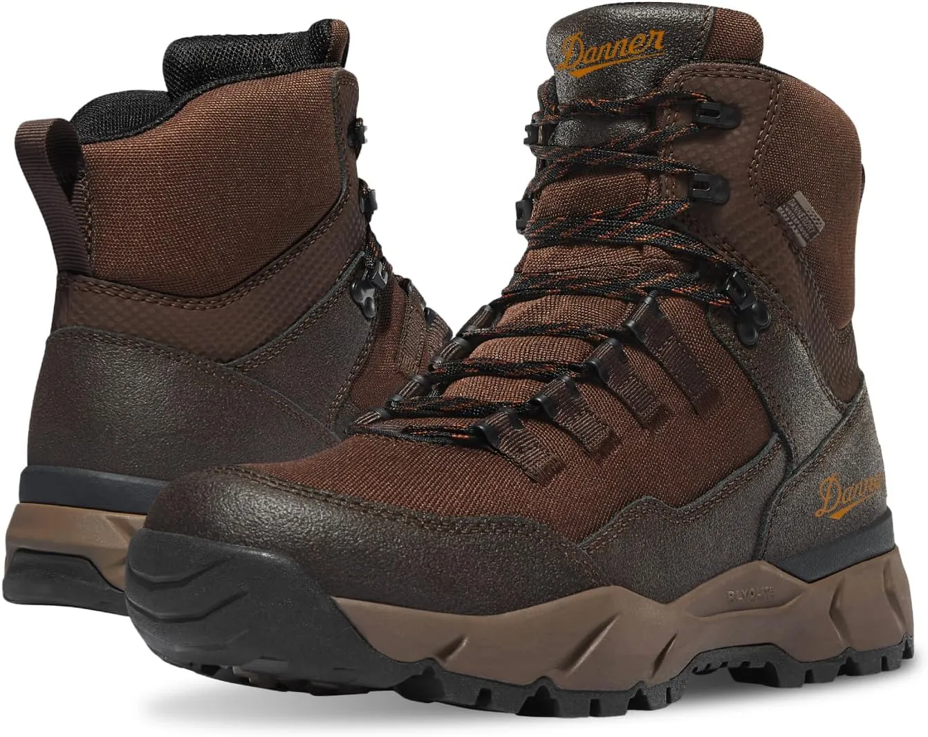 Danner Vital Trail 5” Hiking Boots for Men - Waterproof, Abrasion-Resistant Leather and Textile, with Shock-Absorbing Midsole and Traction Outsole