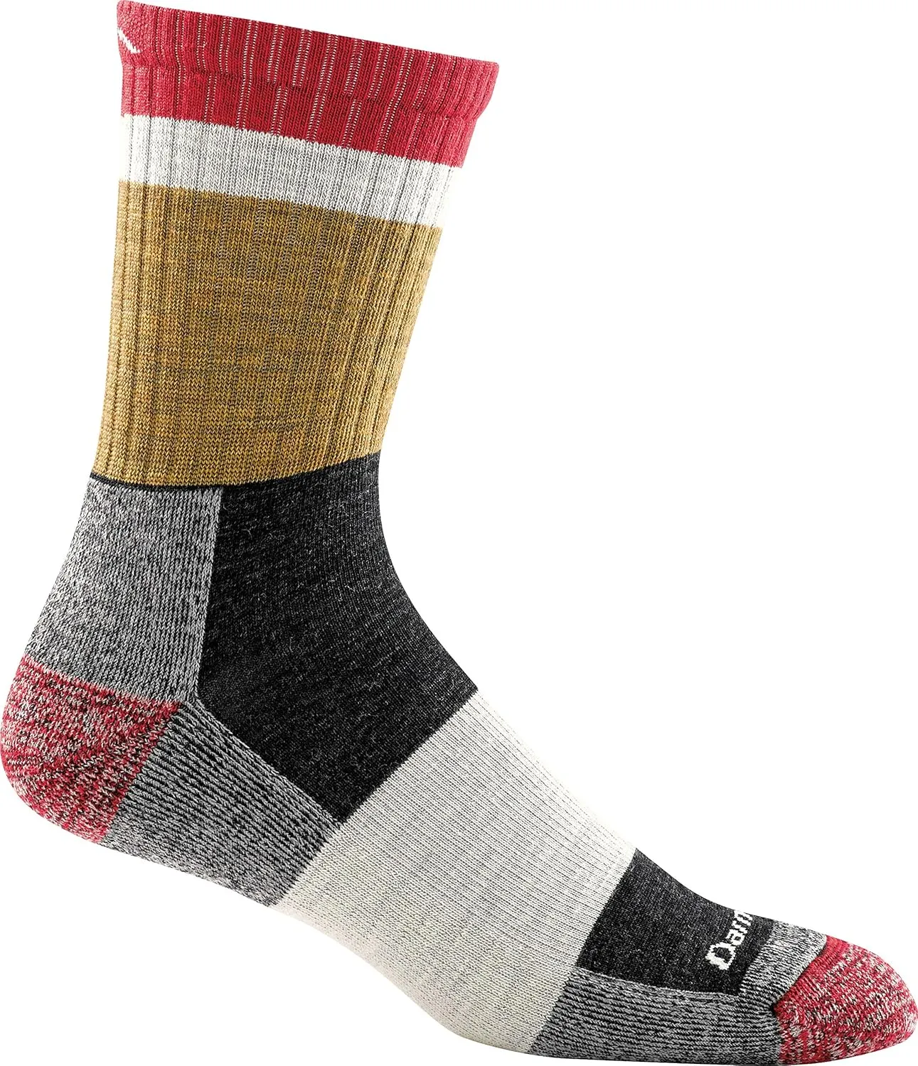 Darn Tough Men's Heady Stripe Micro Crew Light Cushion Sock (Style 1924) -