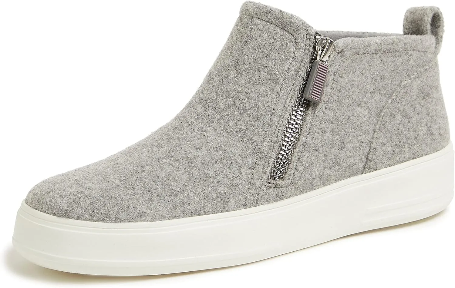 Dearfoams Women's Original Comfort Val Side Zip Wedge Sneaker