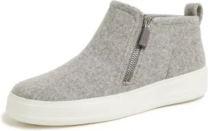 Dearfoams Women's Original Comfort Val Side Zip Wedge Sneaker