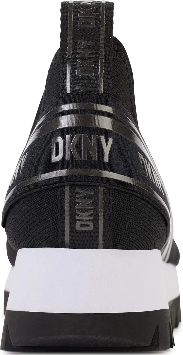 DKNY Women's Abbi Everyday Slip on Knit Sneaker