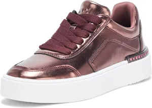 DKNY Women's Beverley Everyday Platform Lace Up Sneaker