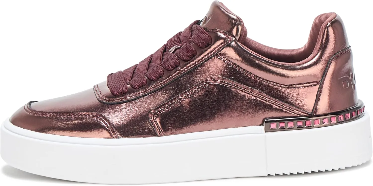 DKNY Women's Beverley Everyday Platform Lace Up Sneaker