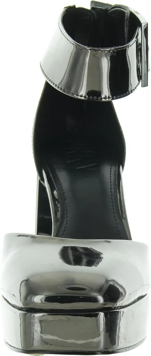 DKNY Women's Block Heel Barra-Platform ANK Pump