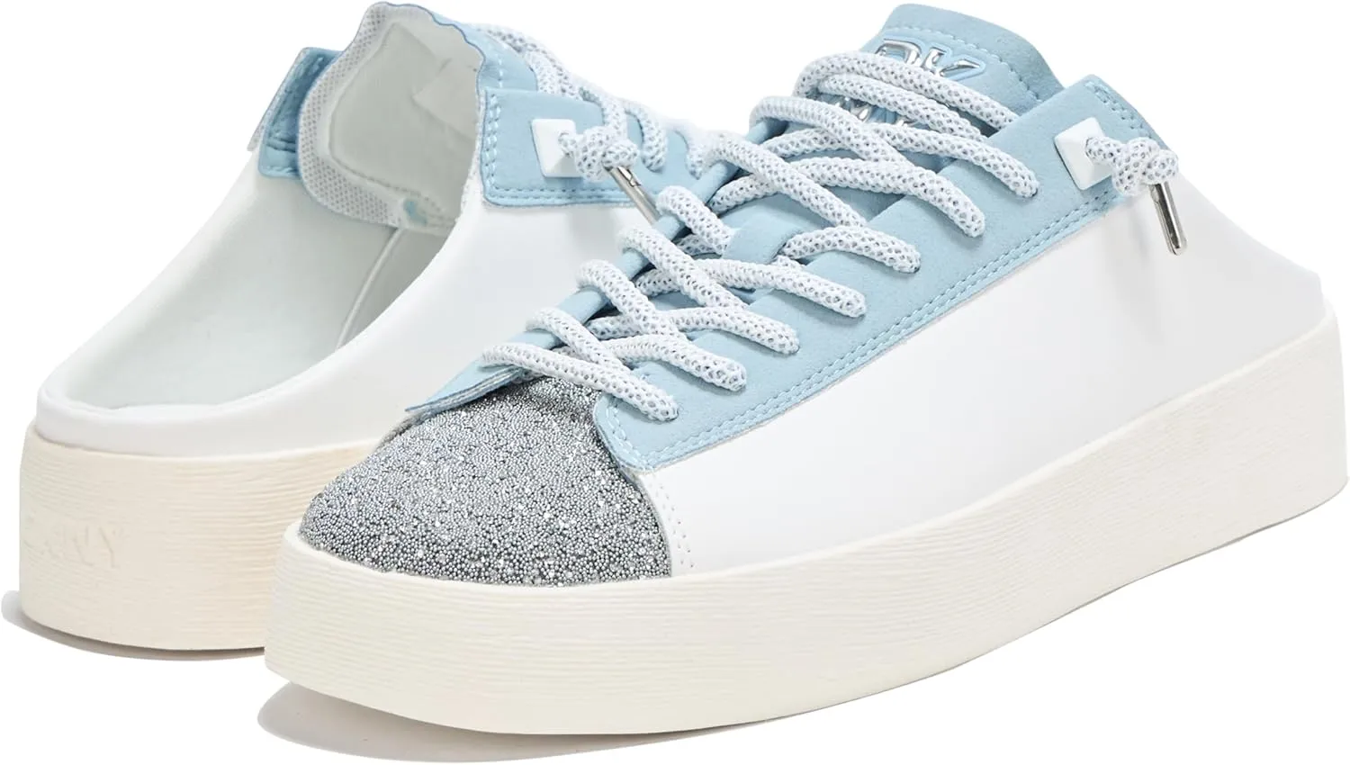 DKNY Women's Garren Everyday Lace Up Sneaker Mule