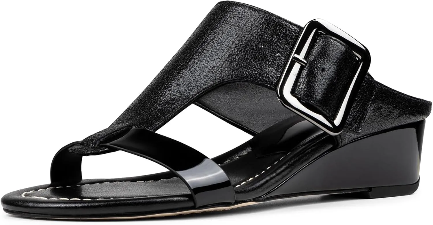 Donald Pliner Women's VINE Wedge Sandals, Open-Toe Sandals, Women's Sandals, Comfortable Sandals, Summer Wedges, Dress Sandals