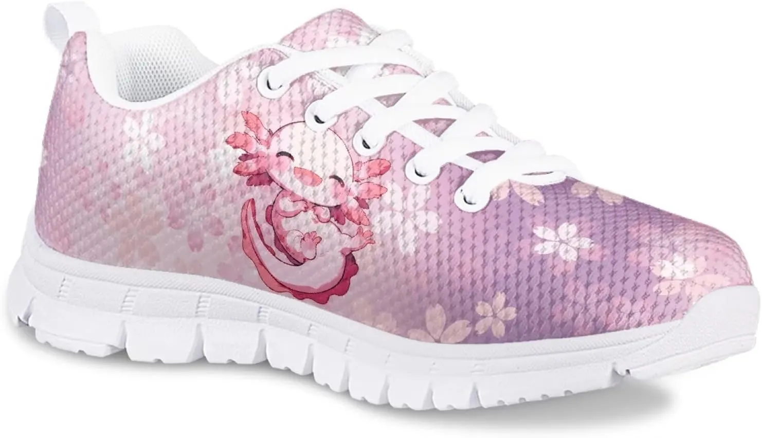 Doojoayie School Tennis Shoes for Girls Running Shoes Animal Pattern Casual Sneakers