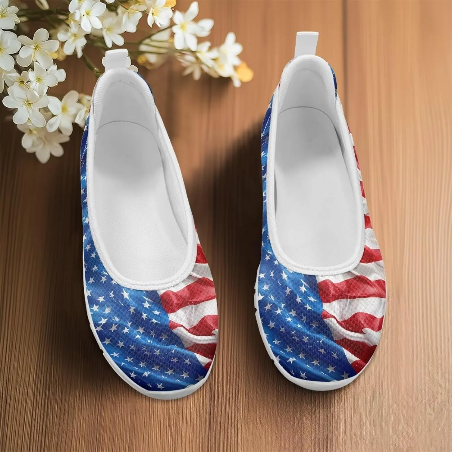 Doojoayie Womens Slip On Loafers with Arch Support Flat Shoes for Work Comfortable