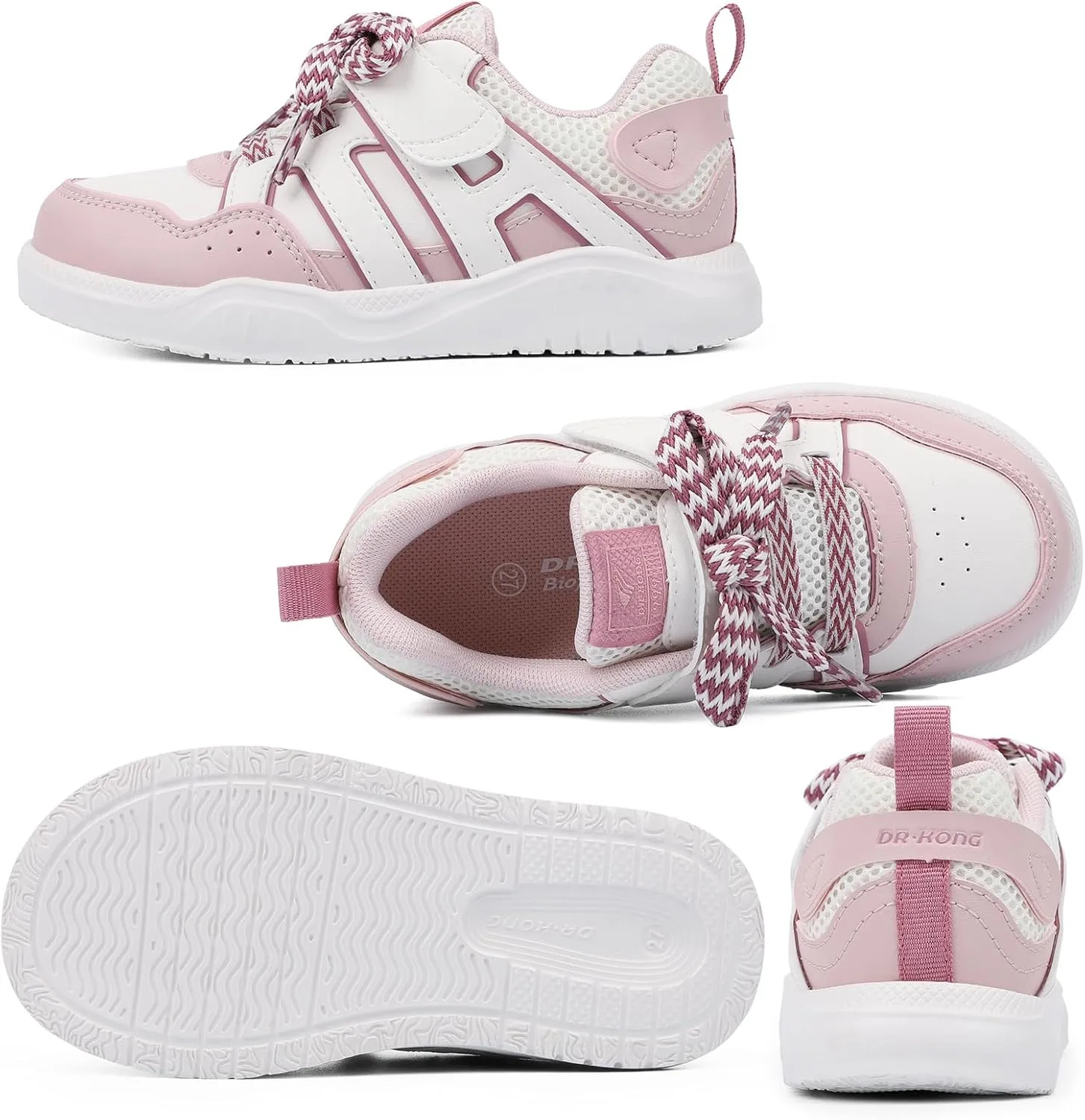 Dr Kong Toddler Shoes for Boys and Girls, Lightweight Kids Shoes with Non-Slip Sole, Kids Skateboard Sneakers for Everyday Use