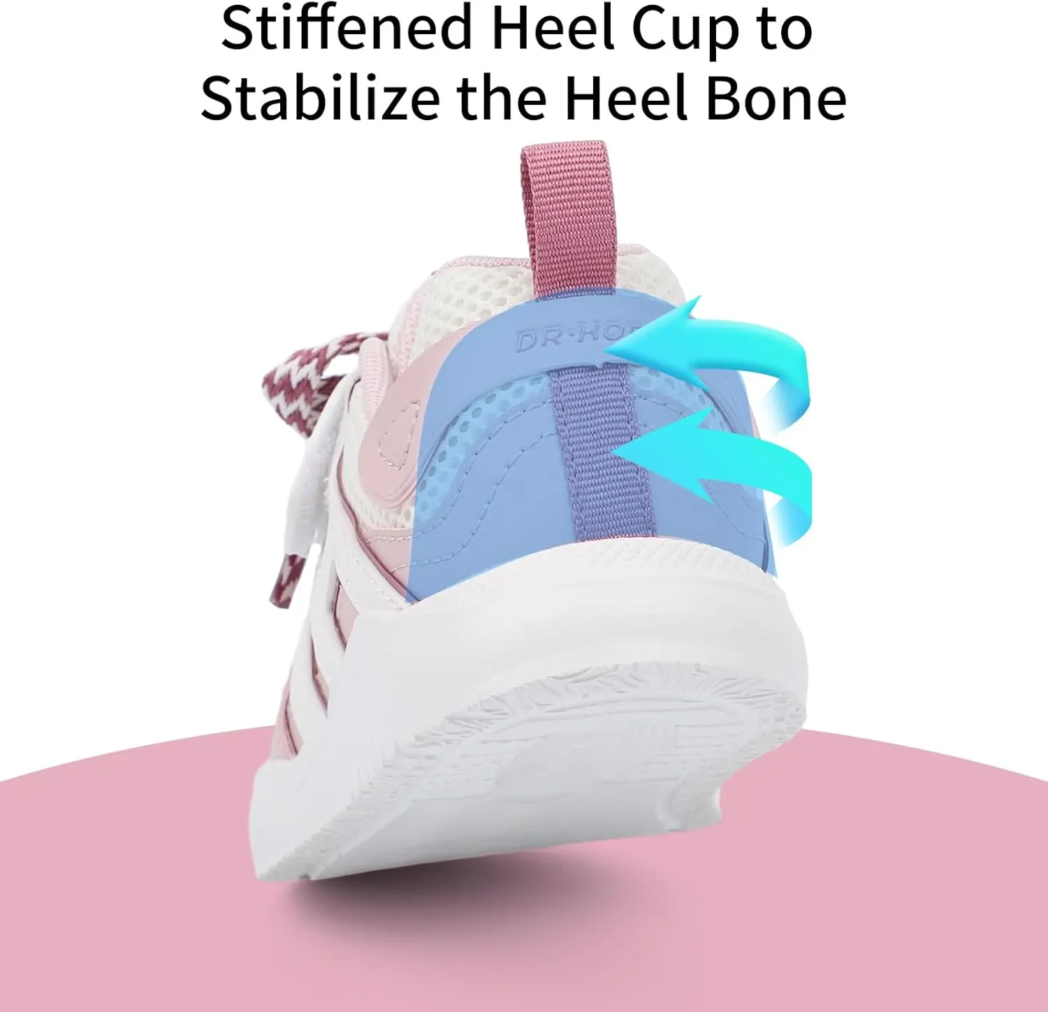 Dr Kong Toddler Shoes for Boys and Girls, Lightweight Kids Shoes with Non-Slip Sole, Kids Skateboard Sneakers for Everyday Use