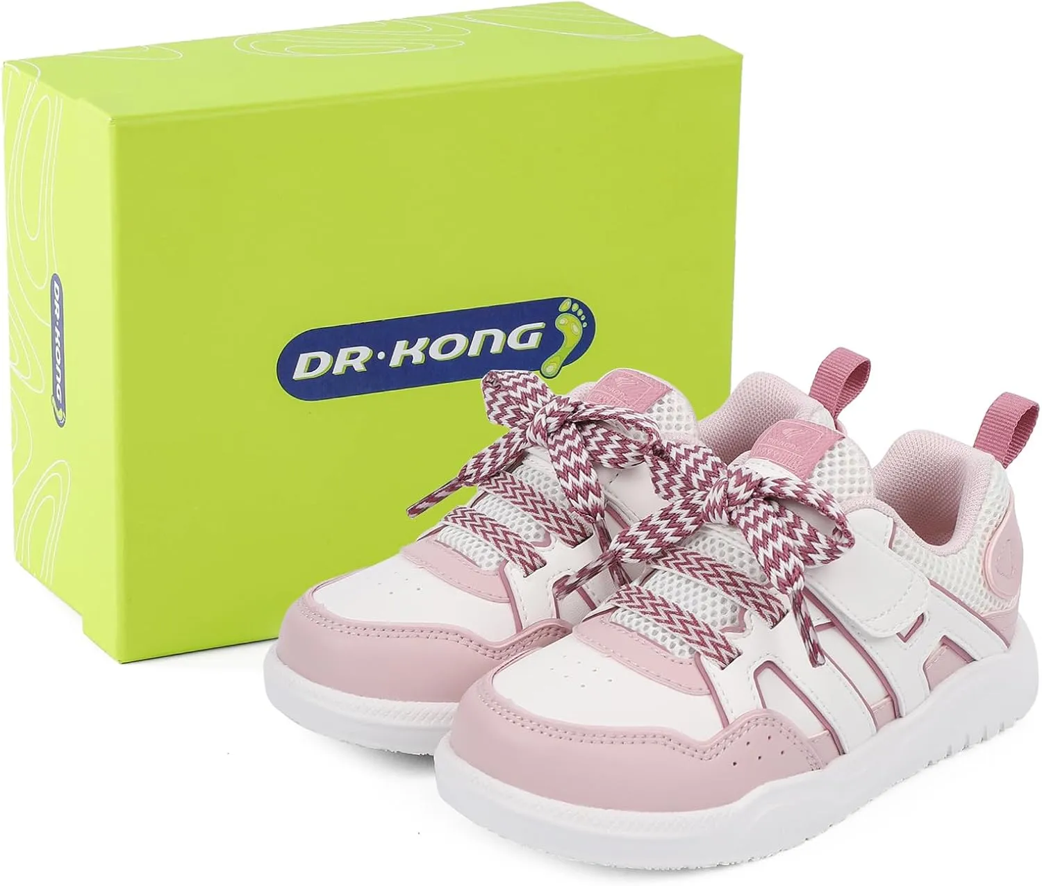 Dr Kong Toddler Shoes for Boys and Girls, Lightweight Kids Shoes with Non-Slip Sole, Kids Skateboard Sneakers for Everyday Use