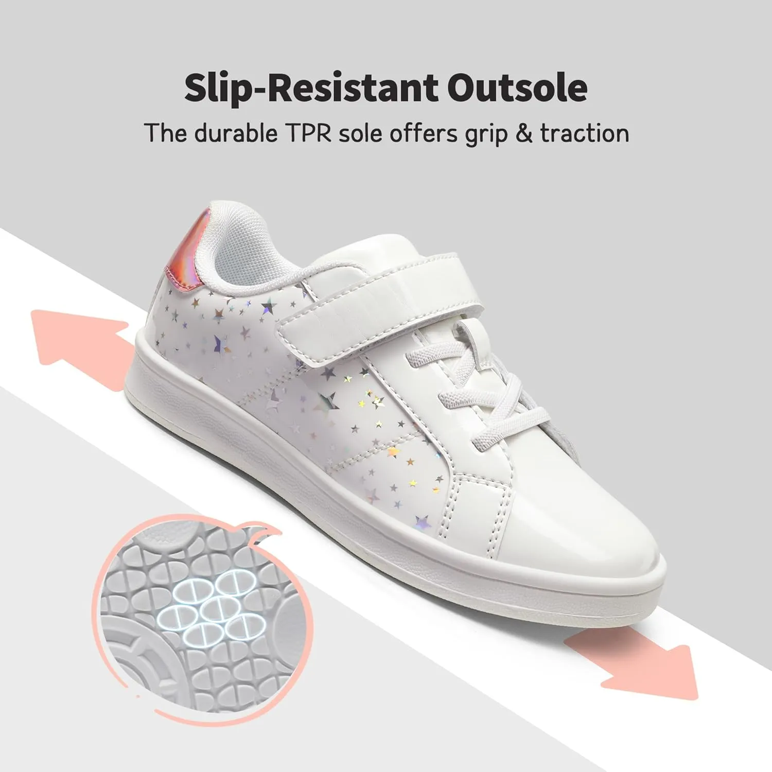 DREAM PAIRS Girls Boys Sneakers Tennis School Shoes Casual Walking Storybook Footwear for Little/Big Kids