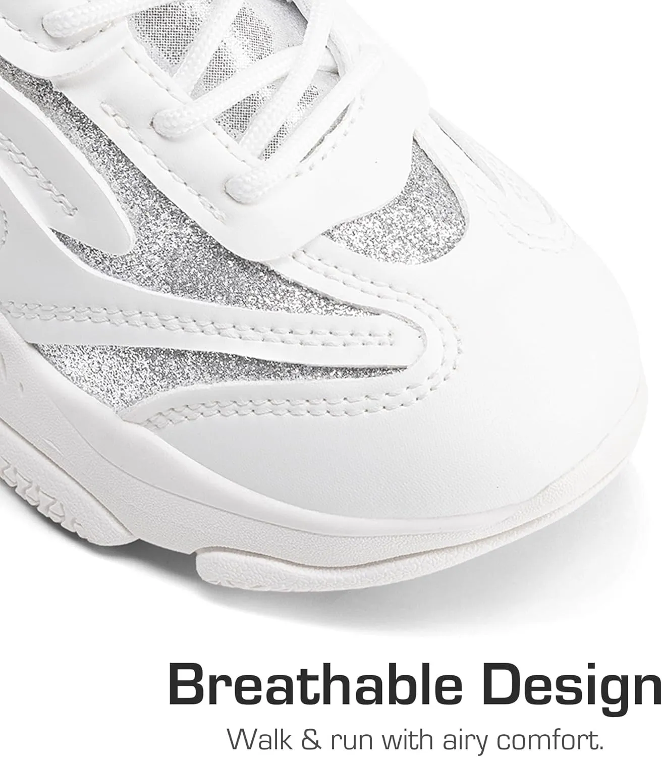 DREAM PAIRS Kids Girls Sneakers Jelly Sole Lace up Shoes Lightweight Walking Shoes for Girls Boys