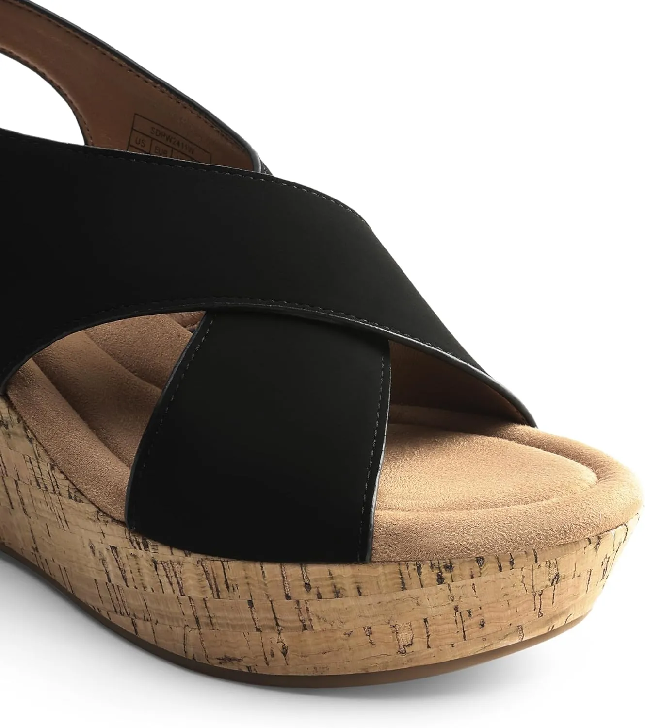 DREAM PAIRS Women's Comfortable Ankle Strap Platform Wedge Sandals for Women Casual Dressy Summer
