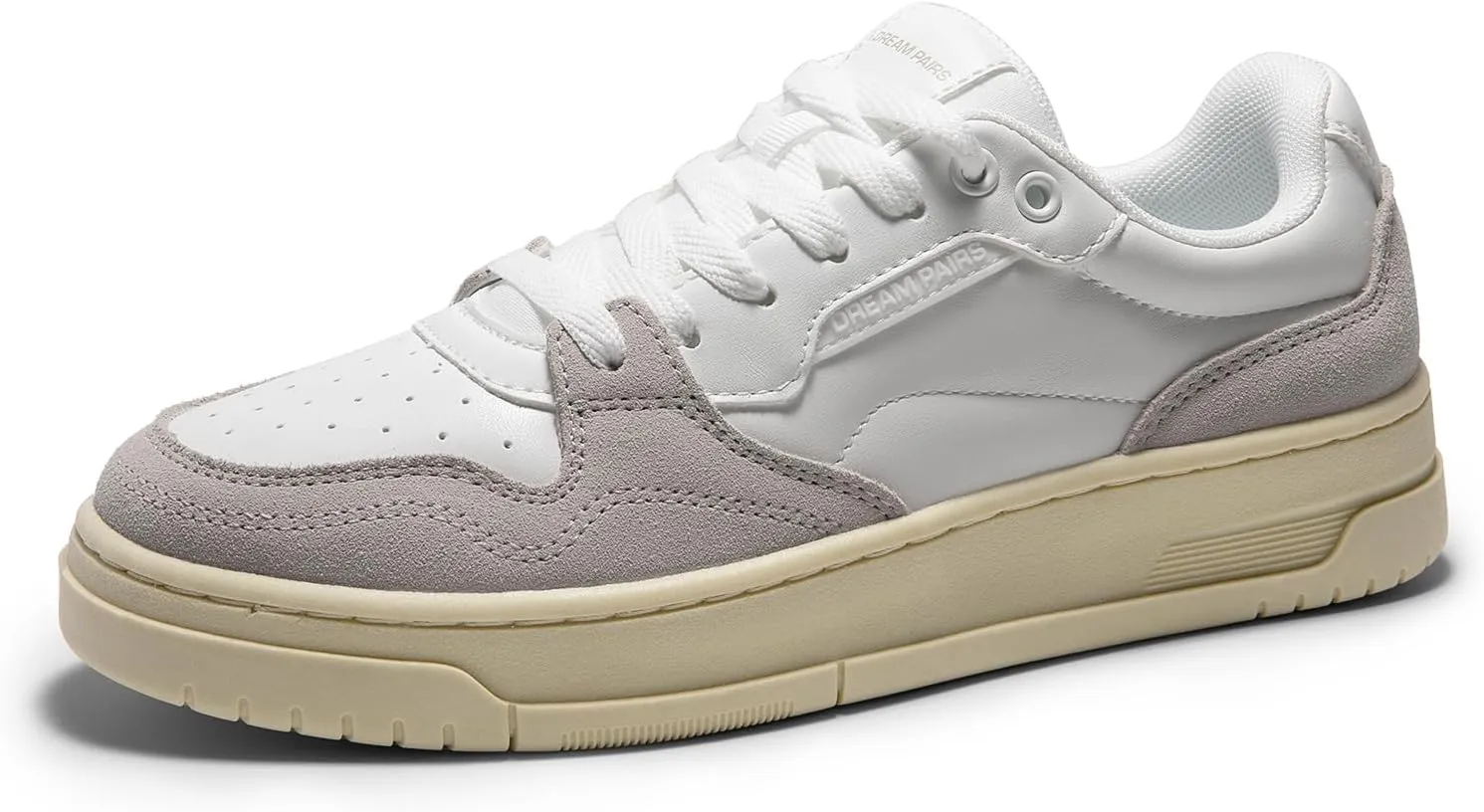 DREAM PAIRS Women's Fashion Walking Skateboard Court Sneakers Comfortable Low-Top Lace-Up Non-Slip Retro Vintage Casual Classic Athletic Shoes