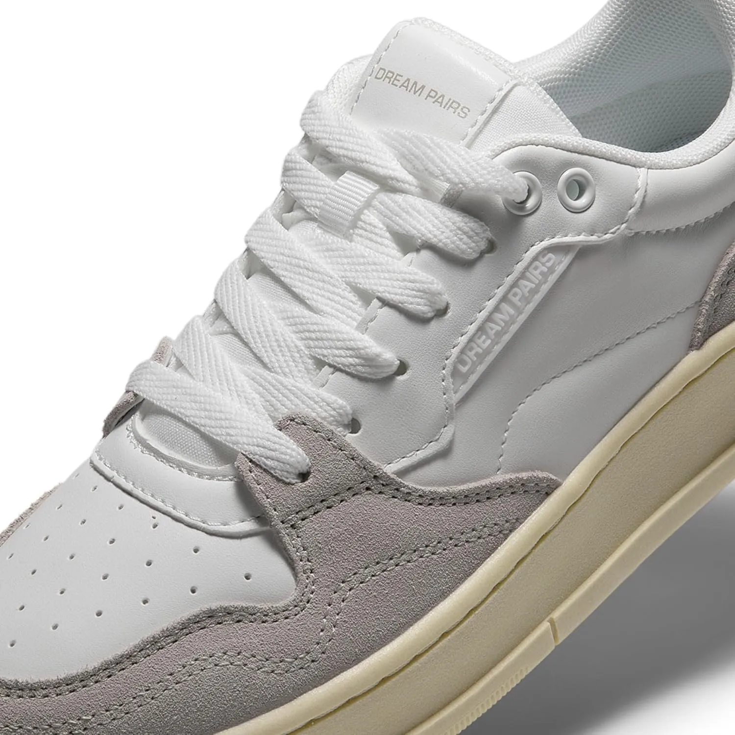 DREAM PAIRS Women's Fashion Walking Skateboard Court Sneakers Comfortable Low-Top Lace-Up Non-Slip Retro Vintage Casual Classic Athletic Shoes