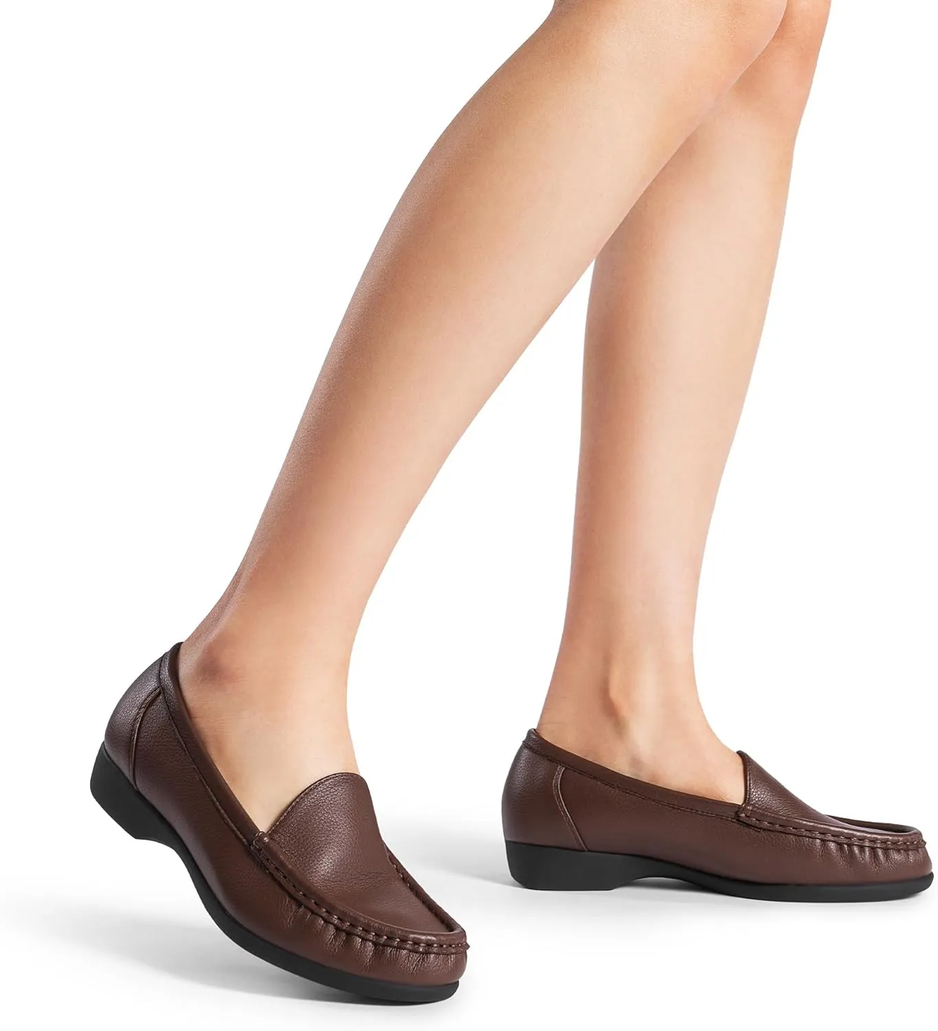 DREAM PAIRS Women's Loafers Slip On Casual Comfortable Lightweight Business Work Office Flat Shoes with Arch Support