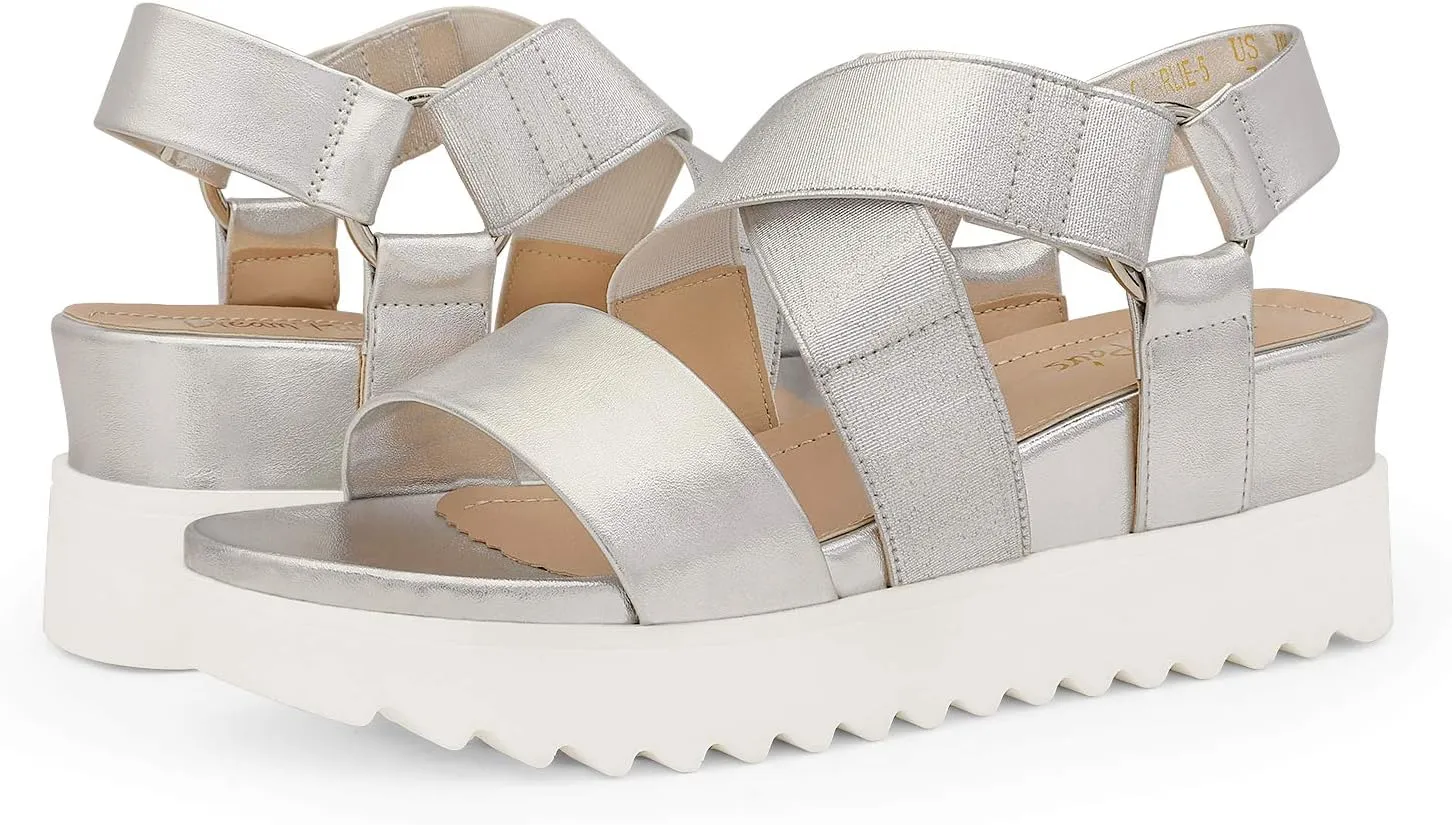 DREAM PAIRS Women’s Open Toe Ankle Strap Platform Wedge Sandals