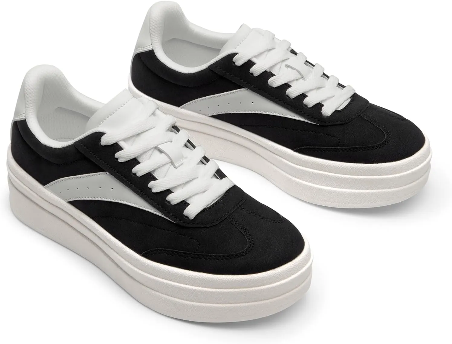 DREAM PAIRS Women's Platform Fashion Sneakers Chunky Casual Tennis Shoes Trendy Sneakers for Women