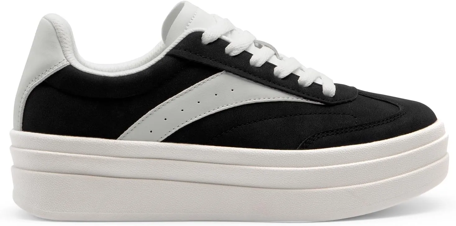 DREAM PAIRS Women's Platform Fashion Sneakers Chunky Casual Tennis Shoes Trendy Sneakers for Women