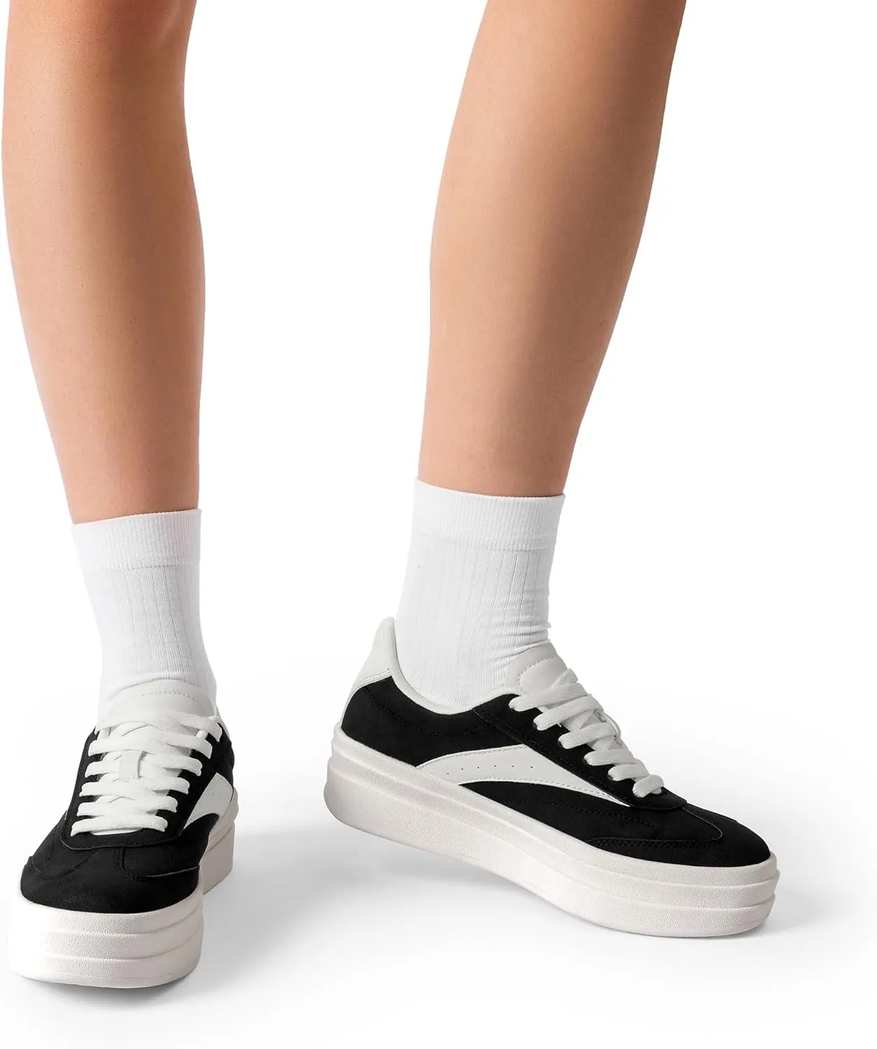 DREAM PAIRS Women's Platform Fashion Sneakers Chunky Casual Tennis Shoes Trendy Sneakers for Women