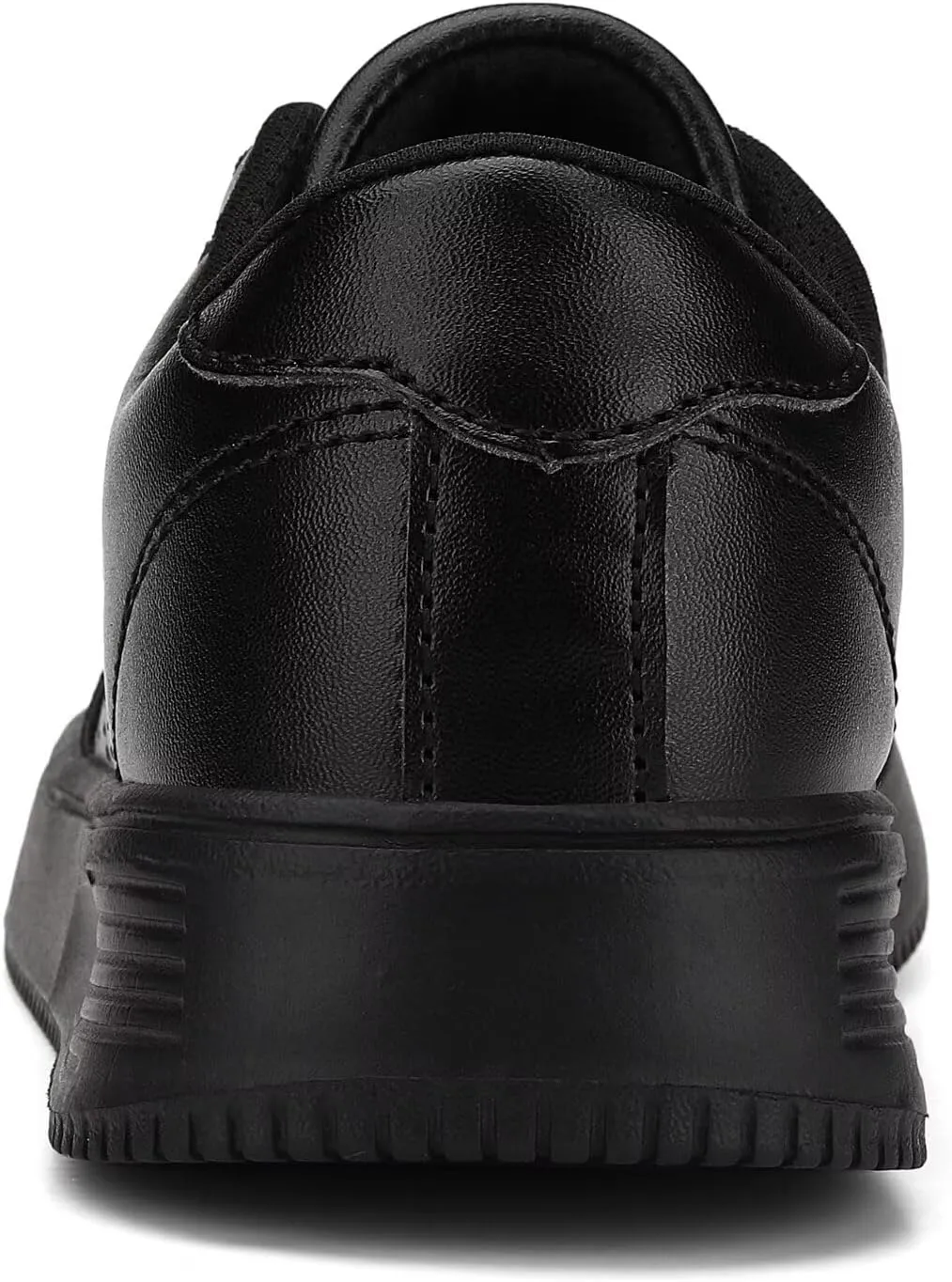 DSWED Unisex-Child Leather Lightweight Breathable Knit Athletic Running Sneakers for Kids Shoes for Boys Girls