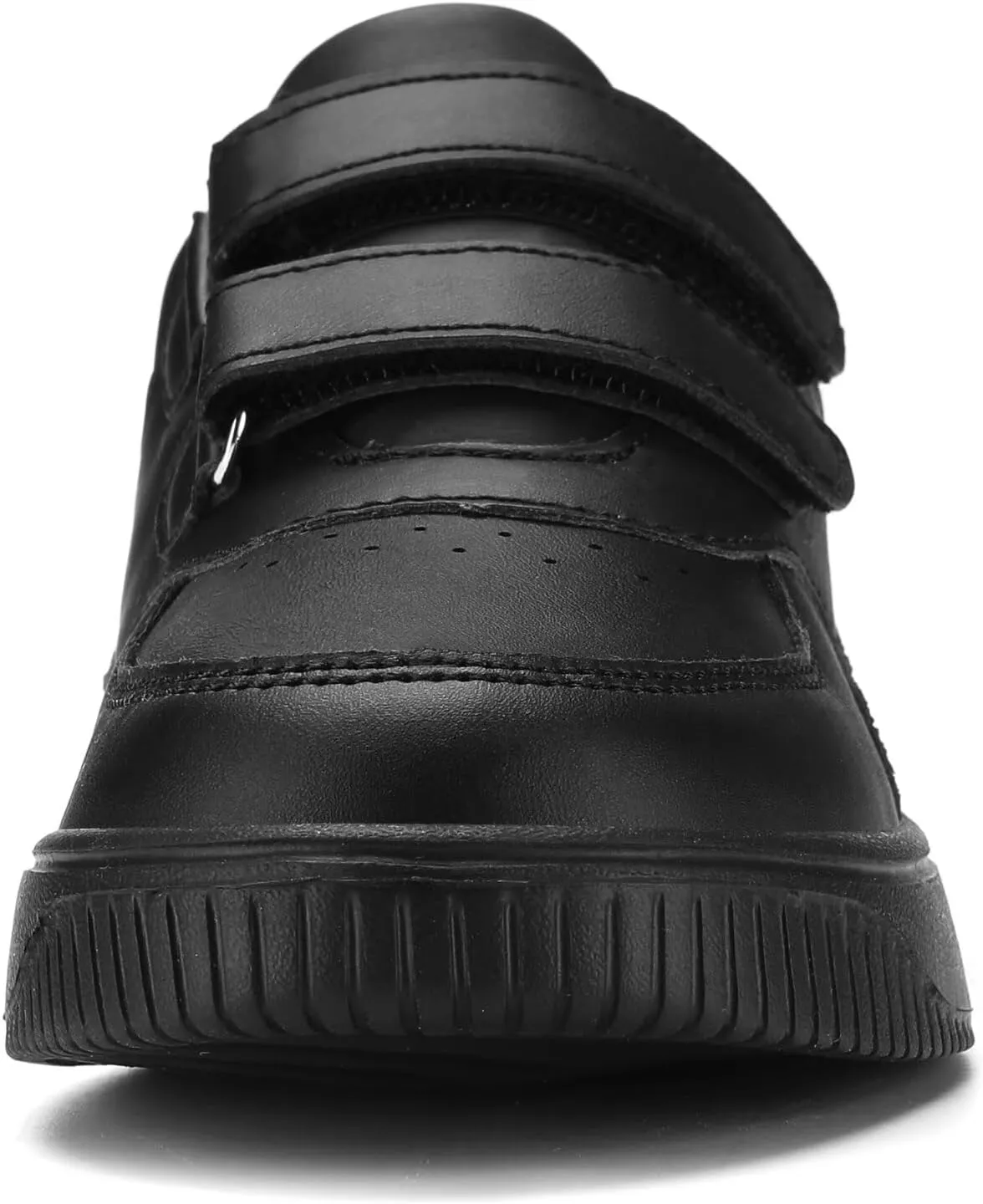 DSWED Unisex-Child Leather Lightweight Breathable Knit Athletic Running Sneakers for Kids Shoes for Boys Girls