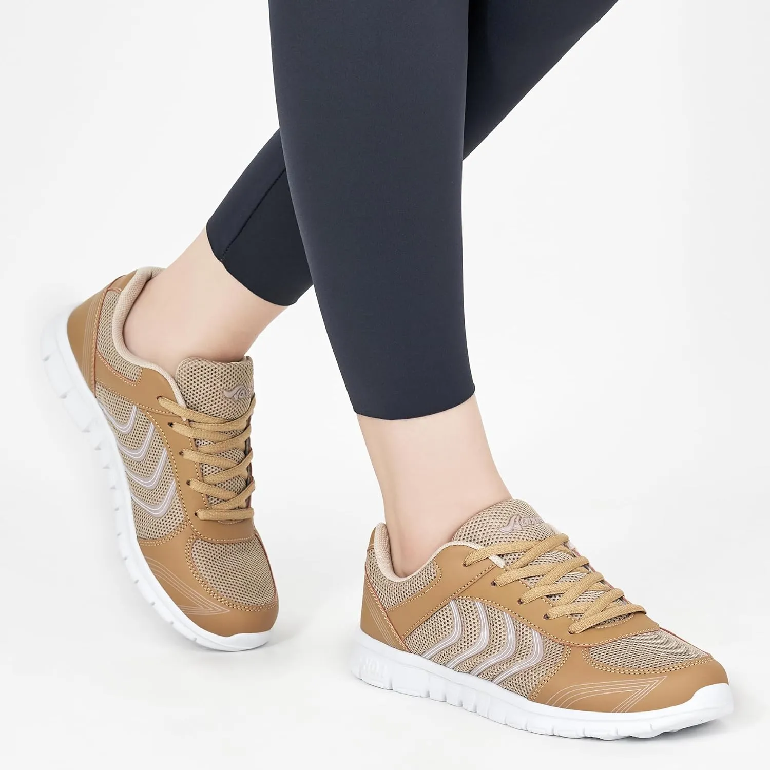 DUOYANGJIASHA Sneakers for Women Running Shoes: Slip On Casual Walking Shoes Non Slip Comfortable Fashion Tennis Shoes Mesh Lightweight Sneaker for Work