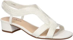 Easy Street Women's Festival White Woven/Medium / 10