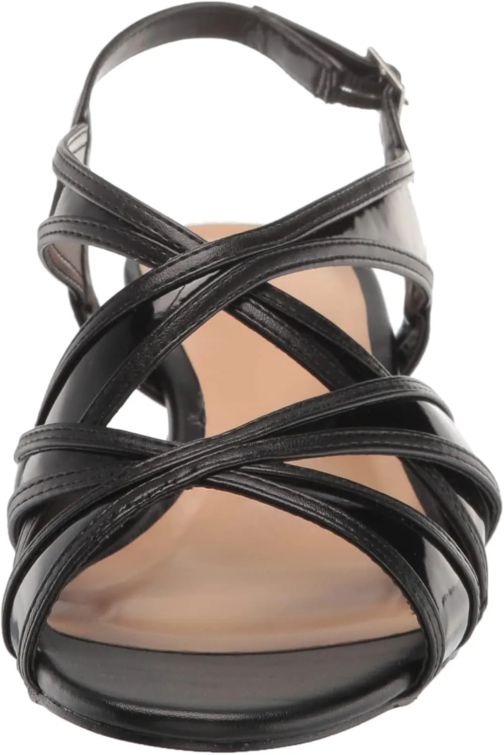 Easy Street Womens Tristen Mesh Inset Dress Sandals