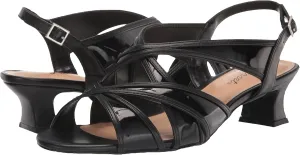 Easy Street Womens Tristen Mesh Inset Dress Sandals