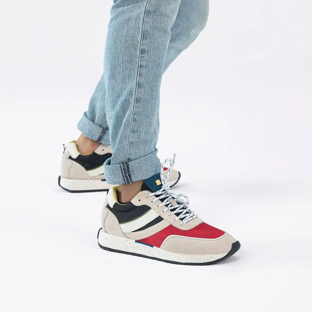 ELHANN.H The SJ Sneakers for Male Combines Simple Lines with a Dynamic Style.