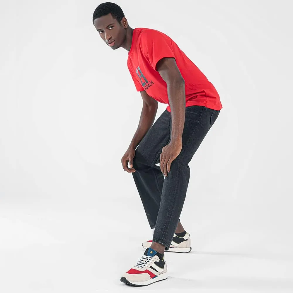 ELHANN.H The SJ Sneakers for Male Combines Simple Lines with a Dynamic Style.