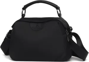 Eslcorri Crossbody Bags for Women, Small Shoulder Bag Nylon Simple Purse with Zipper, Lightweight Casual Simple Purse