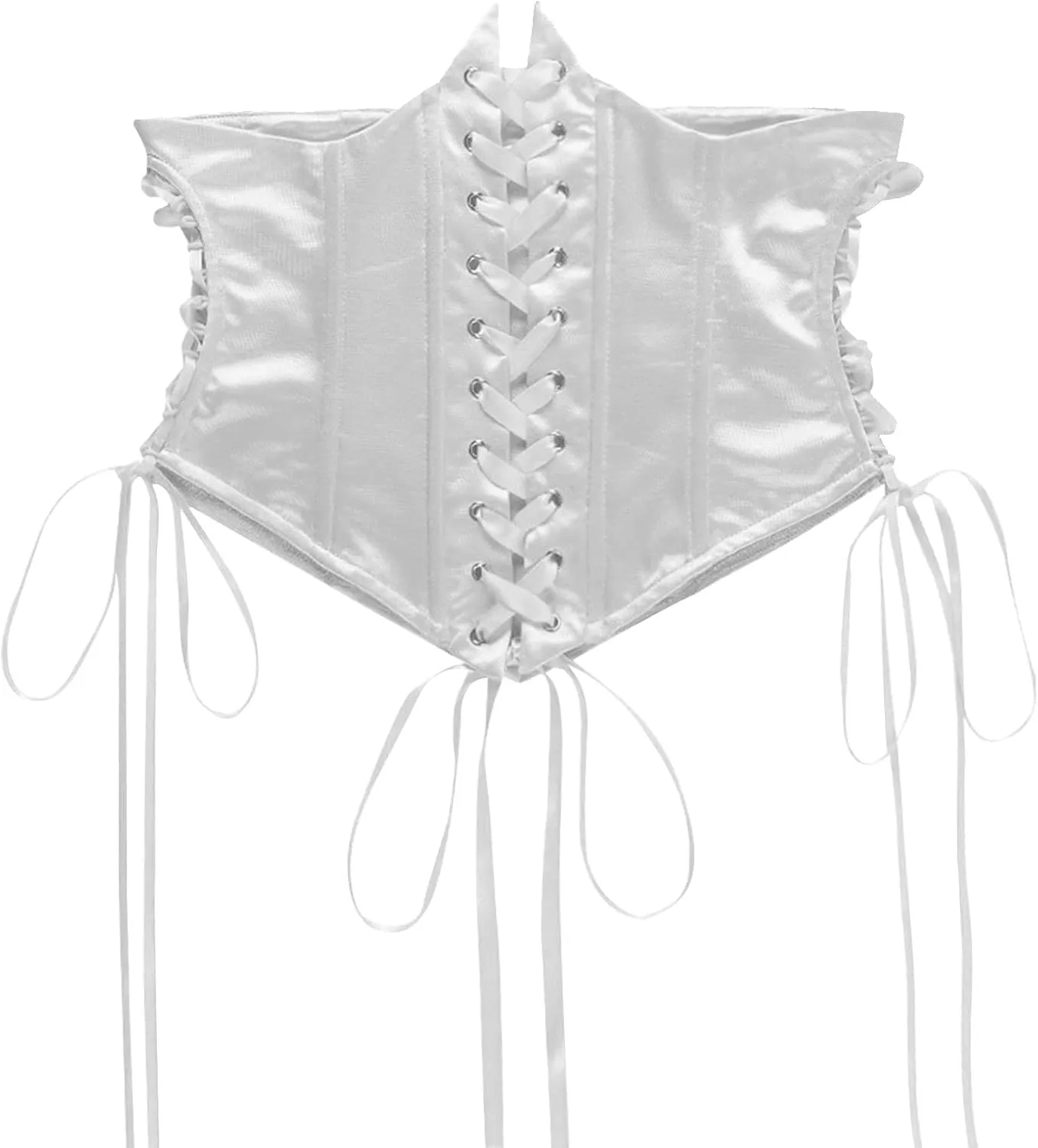 ETATNG Womens Two Piece Corset Dress Off Shoulder Bell Sleeve Summer Party Lace Up Bustier Dress