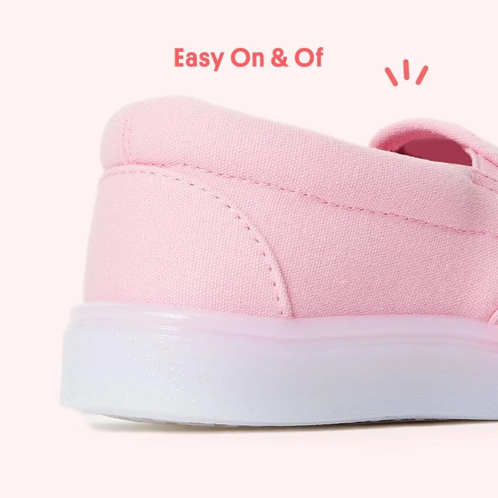 FabKids Kids Sneakers Boys Girls Canvas Shoes Slip On Low Top Footwear for Toddler Little Kid Big Kid