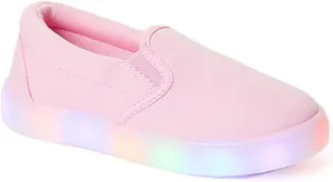 FabKids Kids Sneakers Boys Girls Canvas Shoes Slip On Low Top Footwear for Toddler Little Kid Big Kid